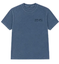 Washed Denim Blue Logo T-Shirt
